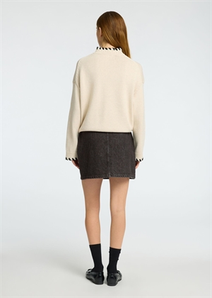 Harper hw short skirt Sort Selected Femme